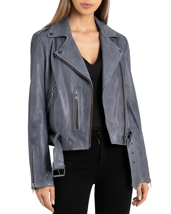 Bagatelle leather biker jacket deals