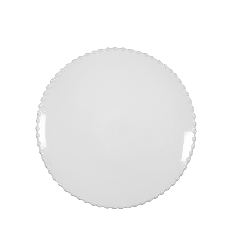 Costa Nova White Pearl Salad Plate In White