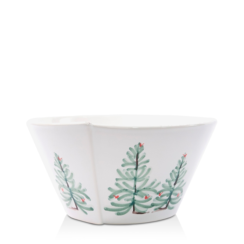 Vietri Lastra Holiday Medium Stacking Serving Bowl In Multi