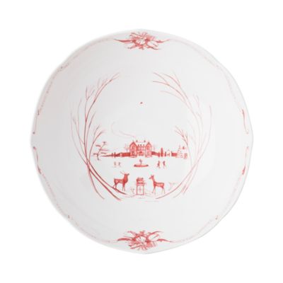 Country Estate Winter Frolic Centerpiece Bowl