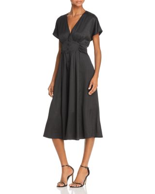 Lost and Wander - Blue Moon Shirred Midi Dress