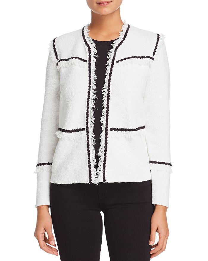 NIC and ZOE NIC+ZOE Petites First Class Fringe Trim Jacket | Bloomingdale's