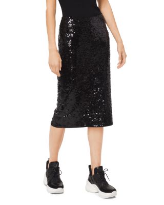 Sequined Jersey Pencil Skirt 