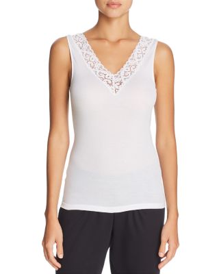 Moments Cotton Lace-Trim Tank