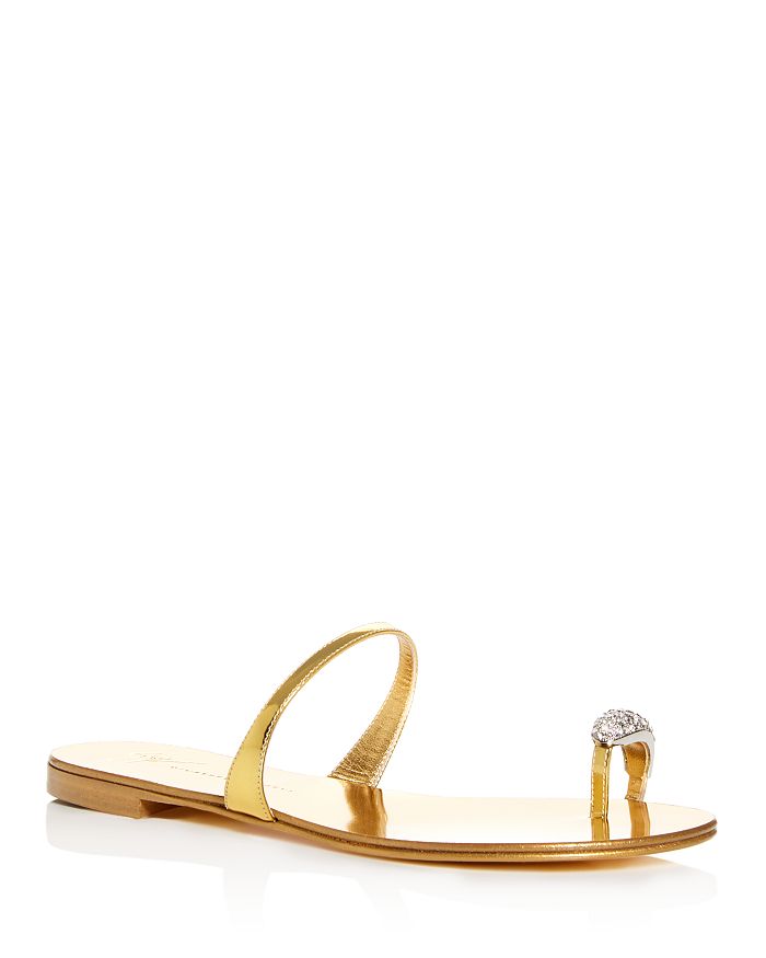 Giuseppe zanotti ring toe sandals top