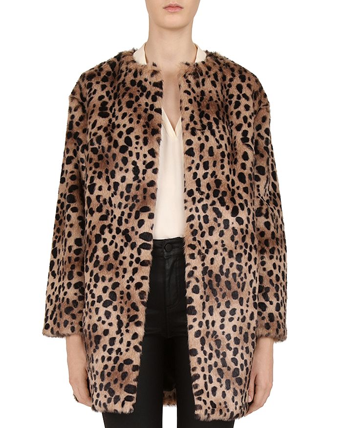 Gerard darel leopard print coat cheap