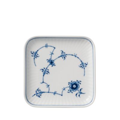 Royal Copenhagen - Blue Fluted Plain Small Square Plate