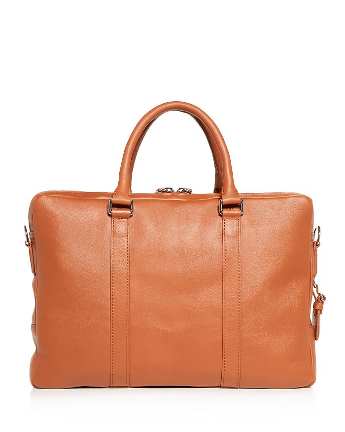 Shinola Slim Leather Computer Briefcase In Bourbon ModeSens