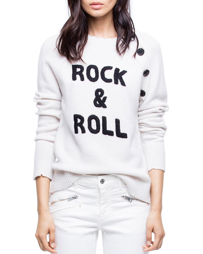 Zadig & voltaire discount reglis bis cashmere sweater