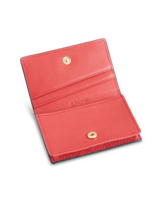 Pebbled Leather Card Case