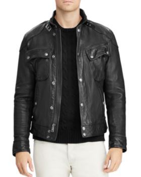 Men's Leather Jackets: Racer, Biker & More - Bloomingdale's