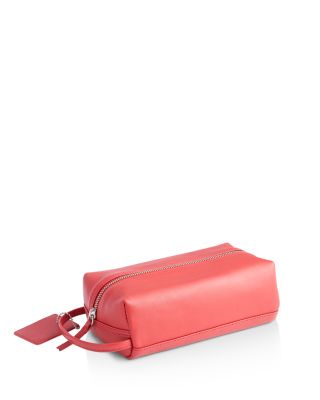 Royce New York Leather Compact Toiletry Travel Bag
