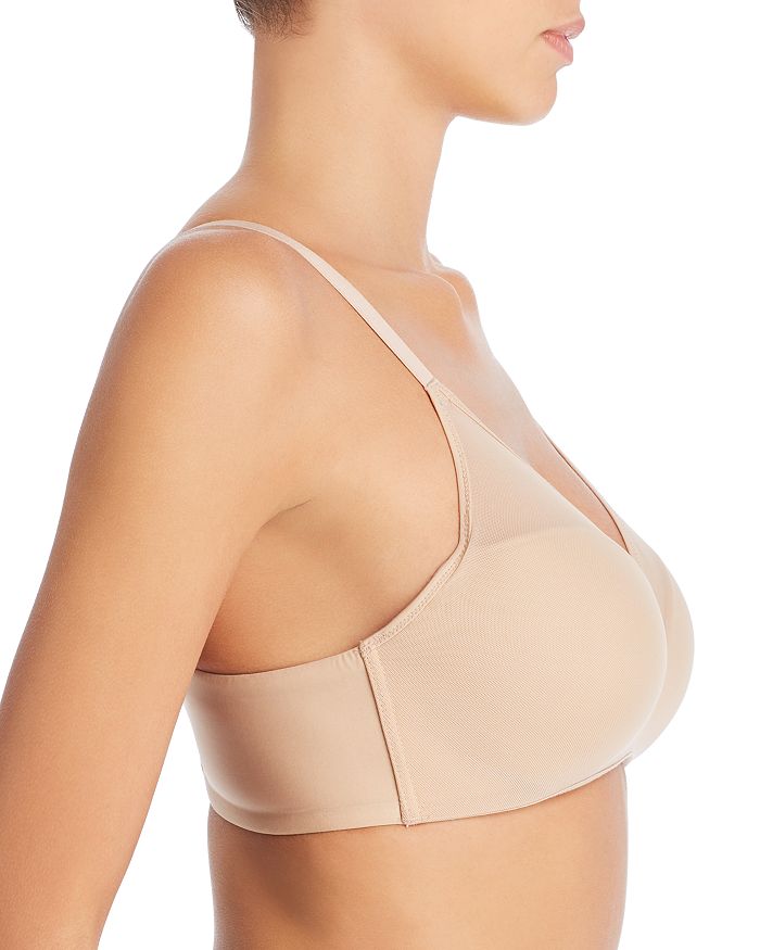 Shop Le Mystere Sheer Illusion Wireless Bra In Natural