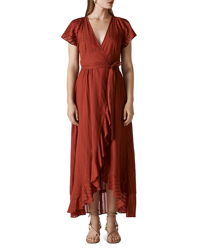 Whistles Nolita Maxi Wrap Dress Bloomingdale s
