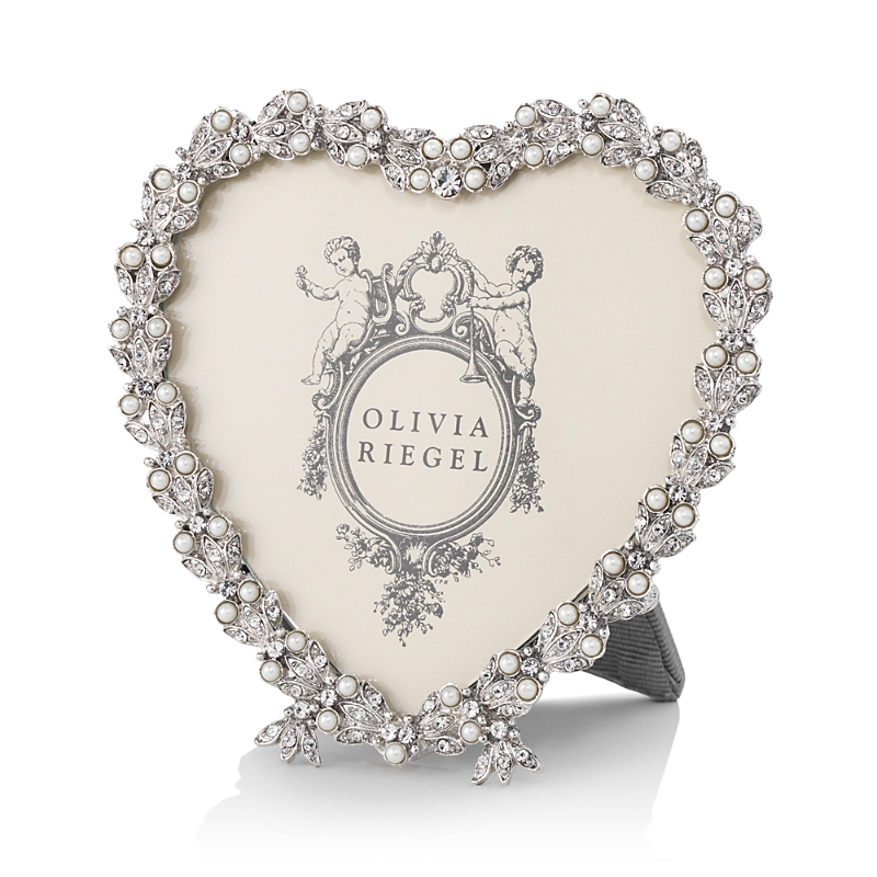 Olivia Riegel Contessa Heart Picture Frame In Silver