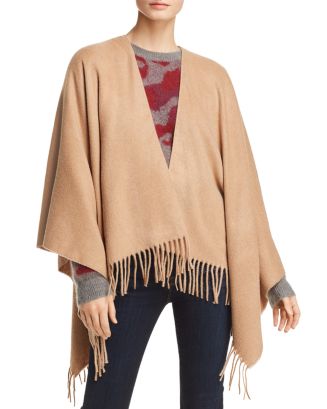 rag & bone Fringed Cashmere Ruana | Bloomingdale's