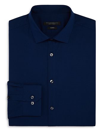 John Varvatos Star USA Dobby Solid Slim Fit Dress Shirt | Bloomingdale's