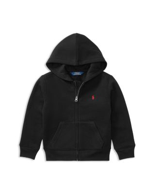 black polo zip up hoodie