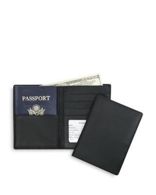 Leather RFID-Blocking Passport Case & Wallet