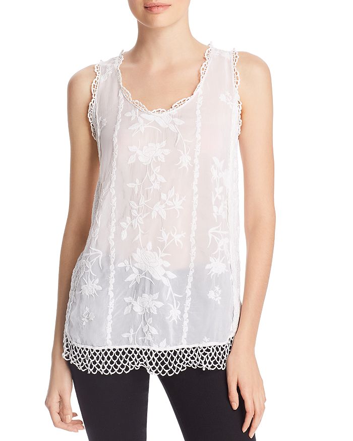 Johnny Was Quynn Embroidered Tank | Bloomingdale's