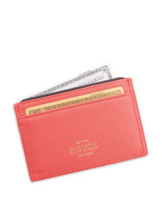 Leather RFID-Blocking Executive Slim Credit Card Case