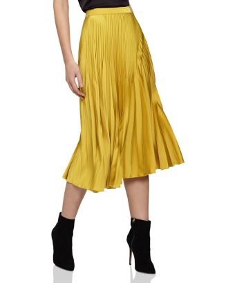 REISS Isidora Pleated Skirt | Bloomingdale's