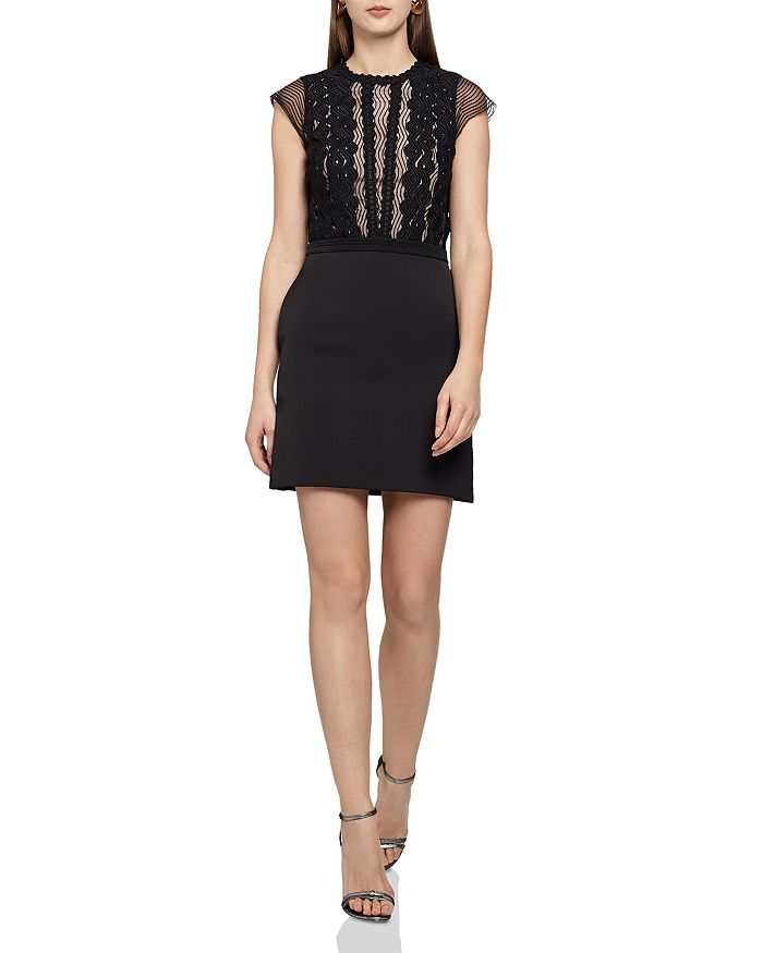 REISS Veriana Lace-Bodice Dress | Bloomingdale's