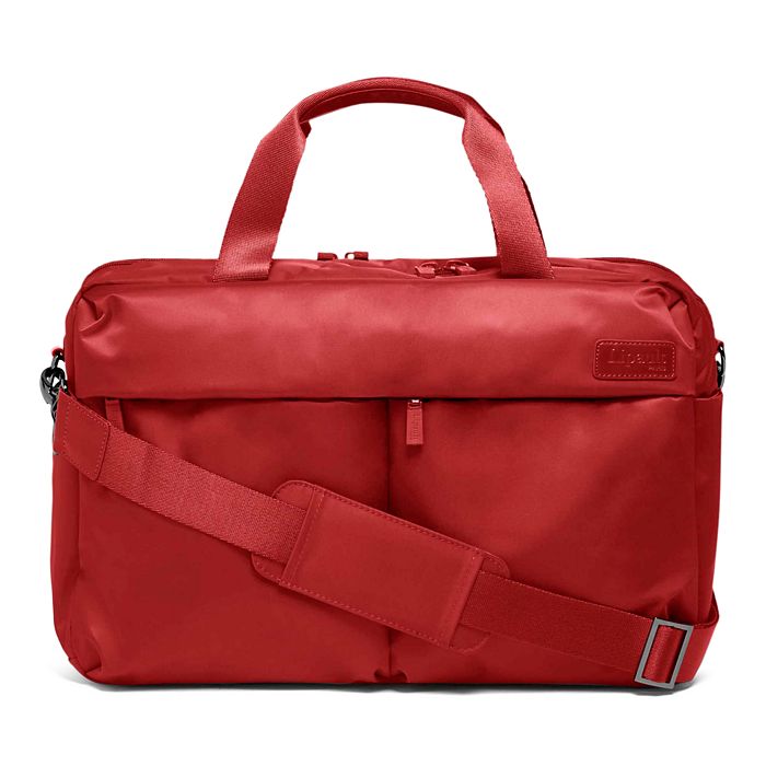 Lipault City Plume 24h Bag In Cherry Red