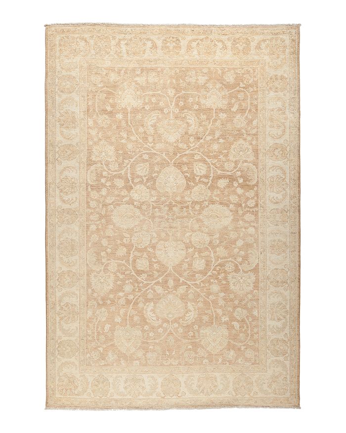 Bloomingdale's Solo Rugs Oushak Collection Huni Area Rug, 6'8 X 10' In Brown