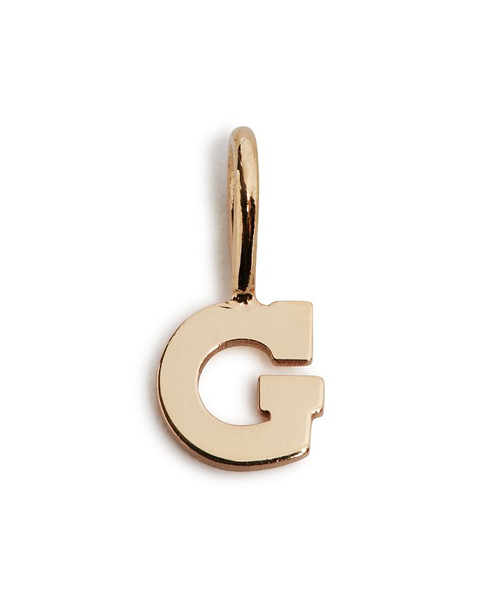 Zoë Chicco 14k Yellow Gold Initial Charm In G/gold