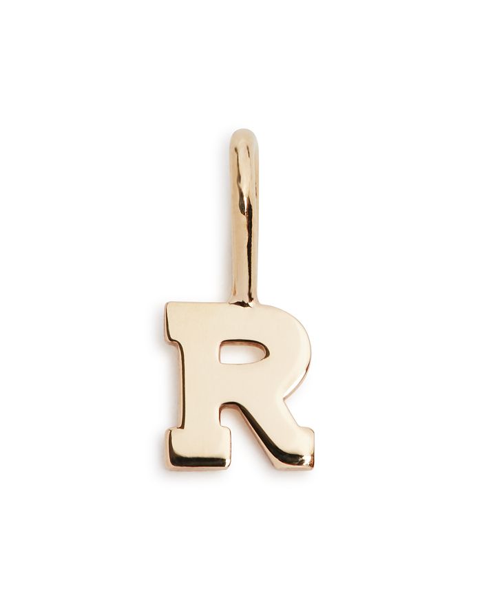 Zoë Chicco 14k Yellow Gold Initial Charm In R/gold