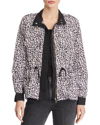 AQUA Leopard Print Raincoat - 100 
