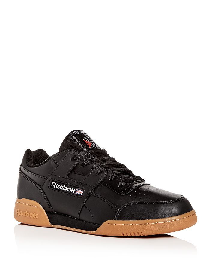 REEBOK MEN'S WORKOUT PLUS LEATHER LOW-TOP trainers,CN2127