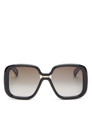 Oversized Square Sunglasses, 55mm 