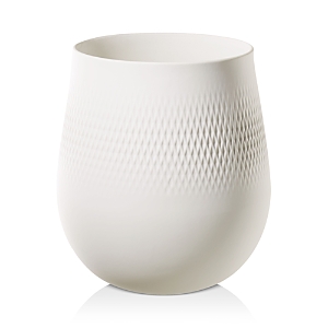 Villeroy & Boch Collier Blanc Vase Carre No. 1 In White