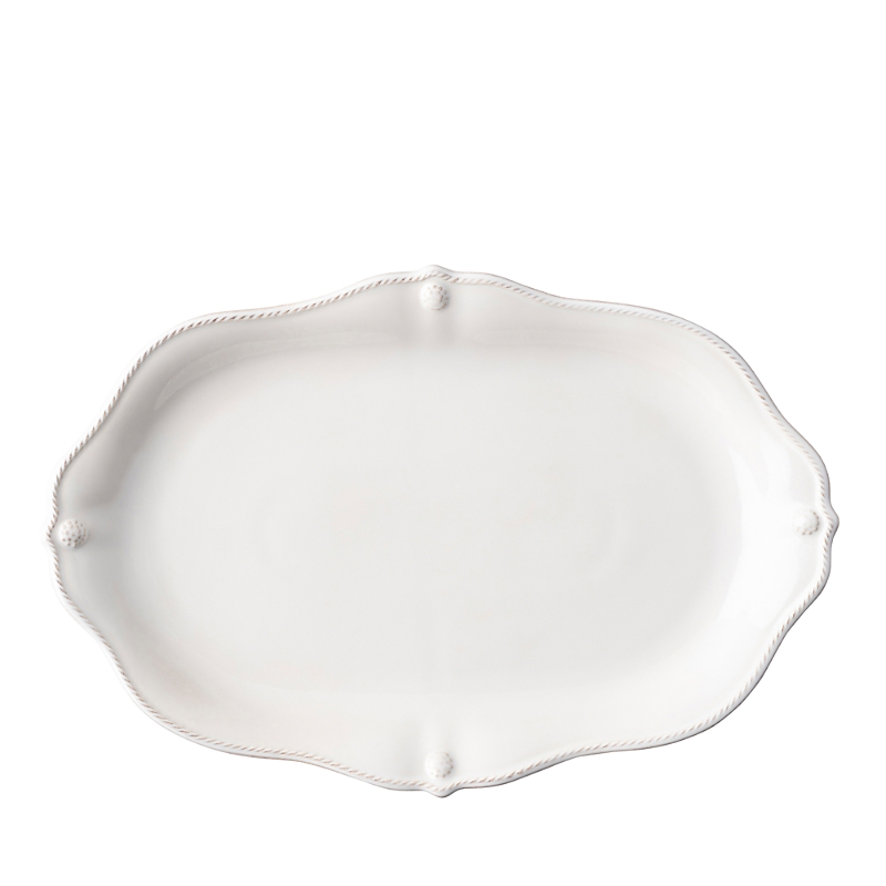 Juliska Berry And Thread Whitewash Platter In Whitewash