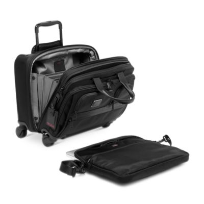 Alpha 3 Deluxe 4-Wheel Laptop Case Brief