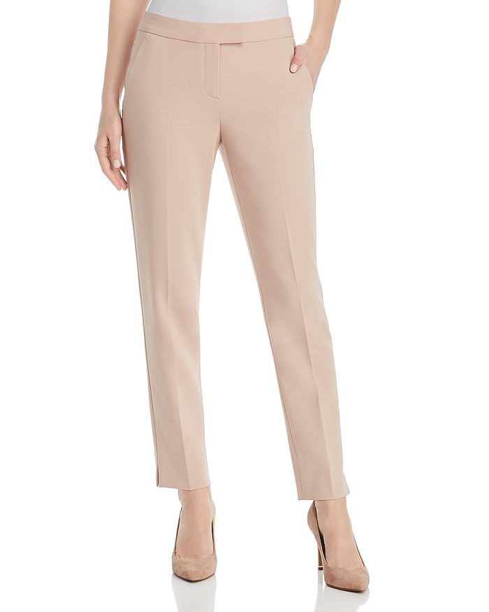 THEORY IBBEY ADMIRAL CREPE STRAIGHT-LEG PANTS - 100% EXCLUSIVE,F0809250