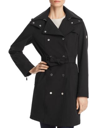 Calvin Klein Belted Double-Breasted Front Trench Coat | Bloomingdale's