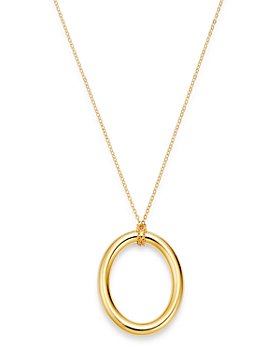 Bloomingdale's 14K Yellow Gold Diamond Double Padlock Pendant Necklace, 18  - 100% Exclusive