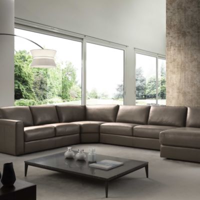 Greyson 4-Piece Leather Sectional