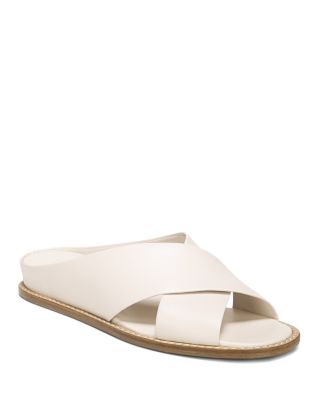 Fairley Leather Slide Sandals 