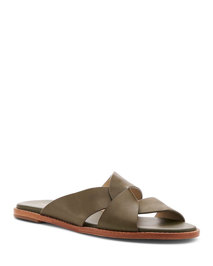 Botkier Women's Zuri Leather Slide Sandals | Bloomingdale's