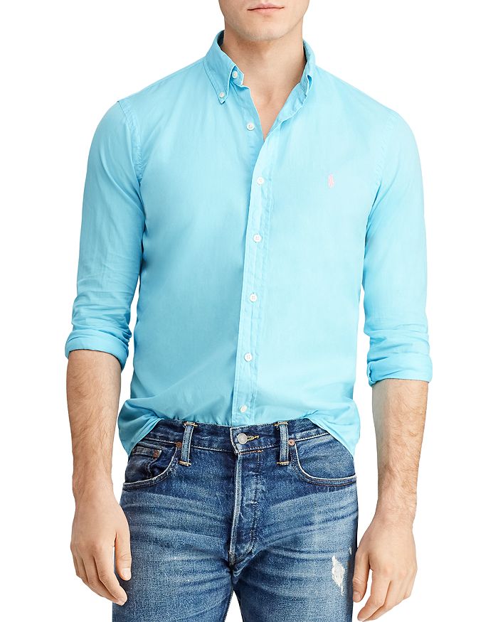 Polo Ralph Lauren Slim Fit Button-Down Twill Shirt | Bloomingdale's