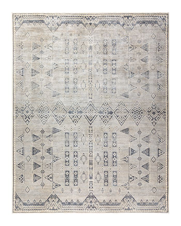 Bloomingdale's Solo Rugs Himba African Area Rug, 8'1 X 10'1 In Mist