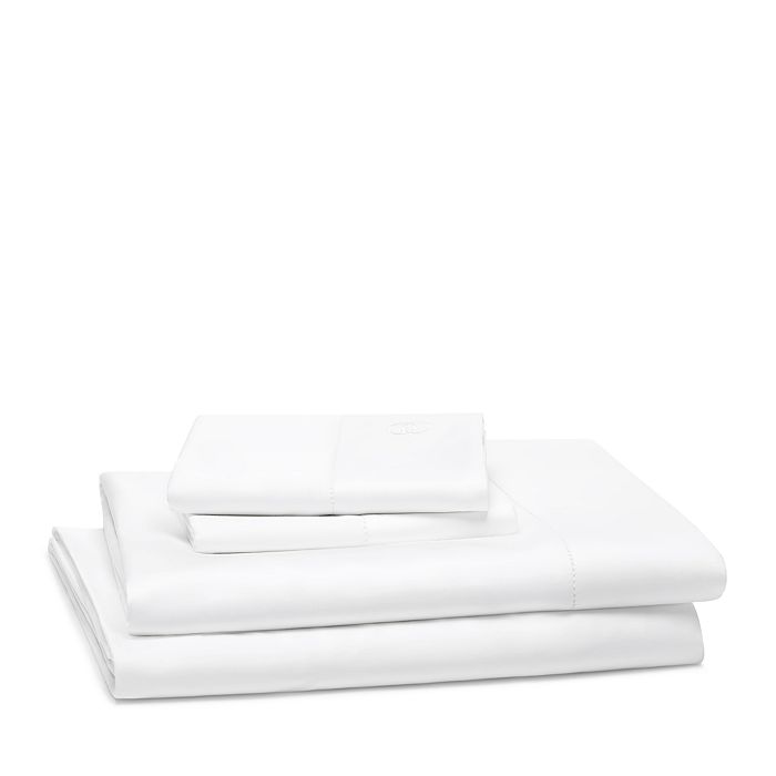 Amalia Home Collection Cotton & Silk Sheet Set, Queen - 100% Exclusive In White