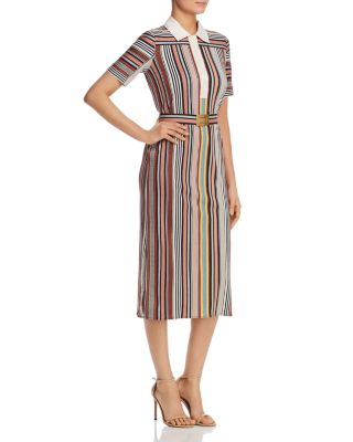 tory burch striped polo dress