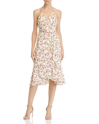 WAYF Floral Faux-Wrap Dress | Bloomingdale's