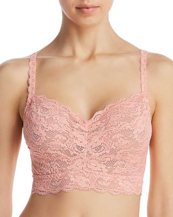Cosabella Never Say Never Curvy Sweetie Bralette In Cameo Pink