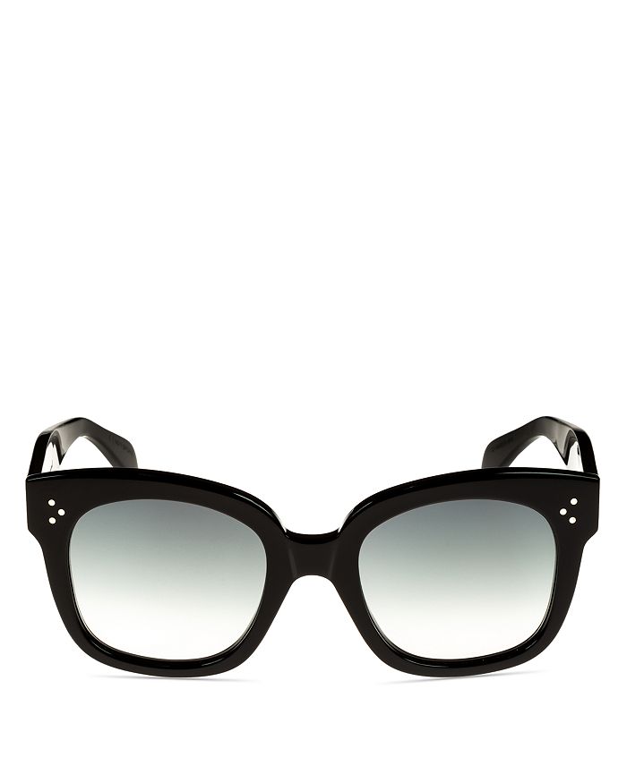 Shop Celine Butterfly Sunglasses, 54mm In Black/gradient Smoke